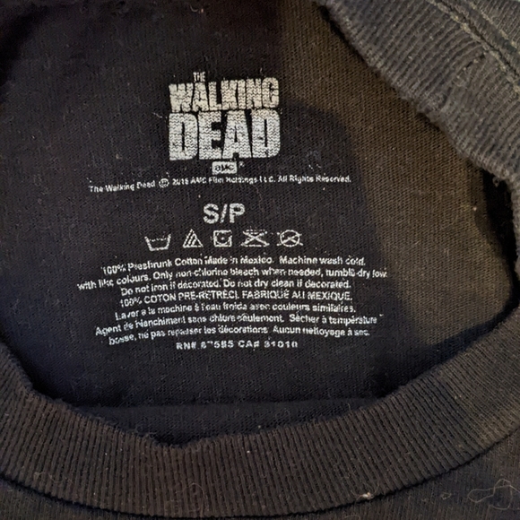 AMC The Walking Dead small black t-shirt - Picture 2 of 2